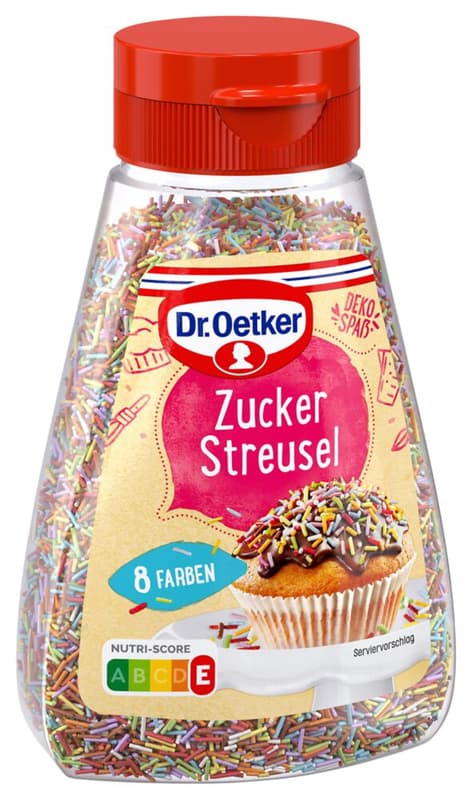 Dr. Oetker Zucker Streusel 8 Farben