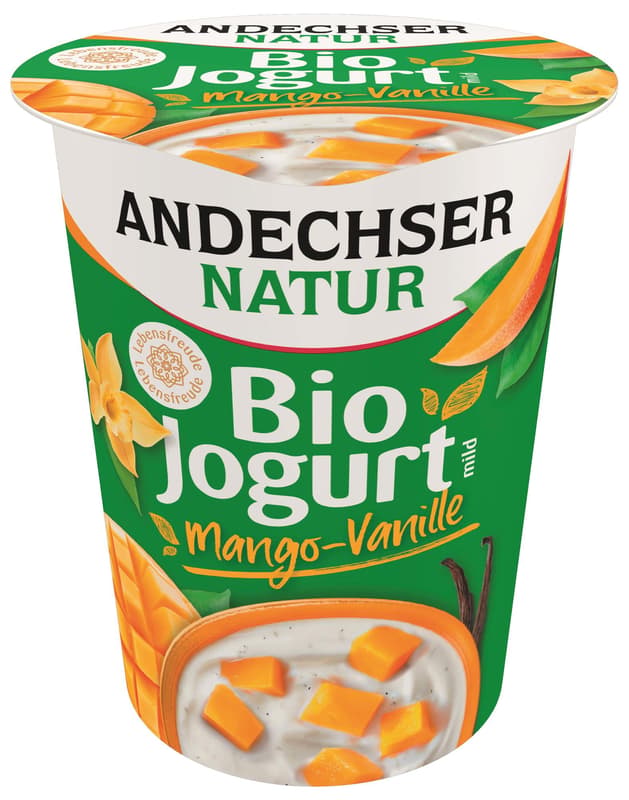 Andechser BIO Joghurt Mango-Vanille 3.8%