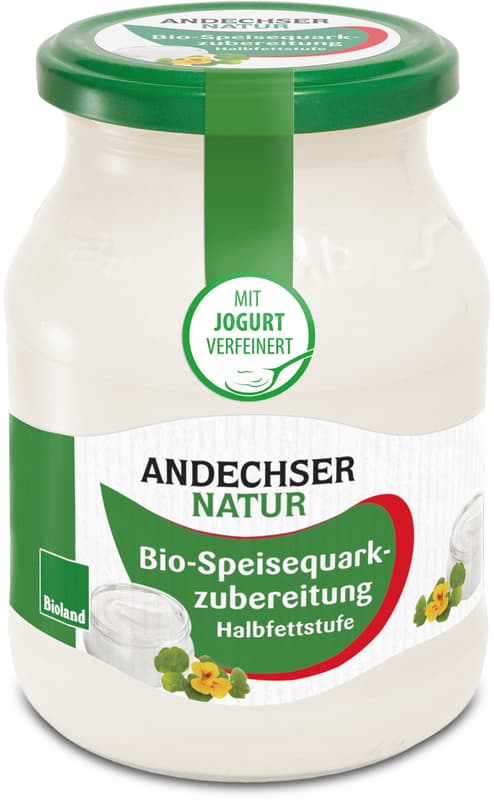 Andechser BIO-Speisequark Zubereitung Halbfettstufe 20%