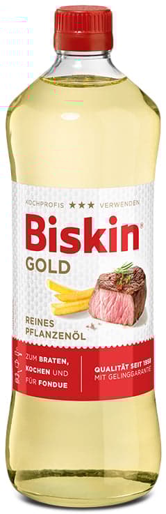 Biskin Reines Pflanzenöl Gold