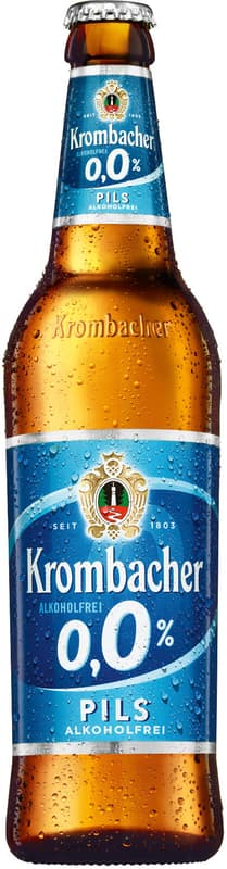 Krombacher Pils 0,0% Alkoholfrei Kiste 20x0,5 l (MEHRWEG)