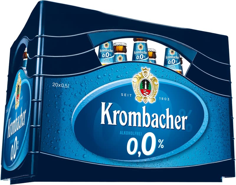 Krombacher Pils 0,0% Alkoholfrei Kiste 20x0,5 l (MEHRWEG)