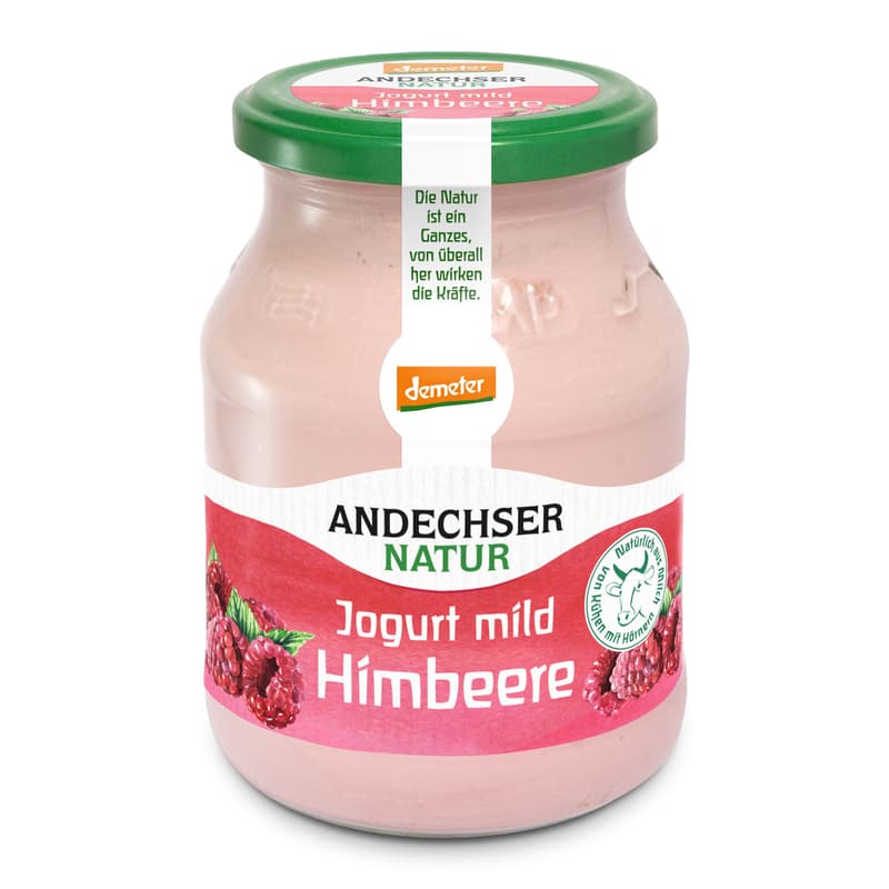Andechser BIO DEMETER Joghurt Himbeere 3,8% (Mehrweg)