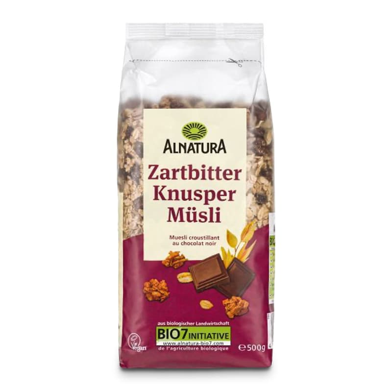 Alnatura BIO Zartbitter Knusper Müsli