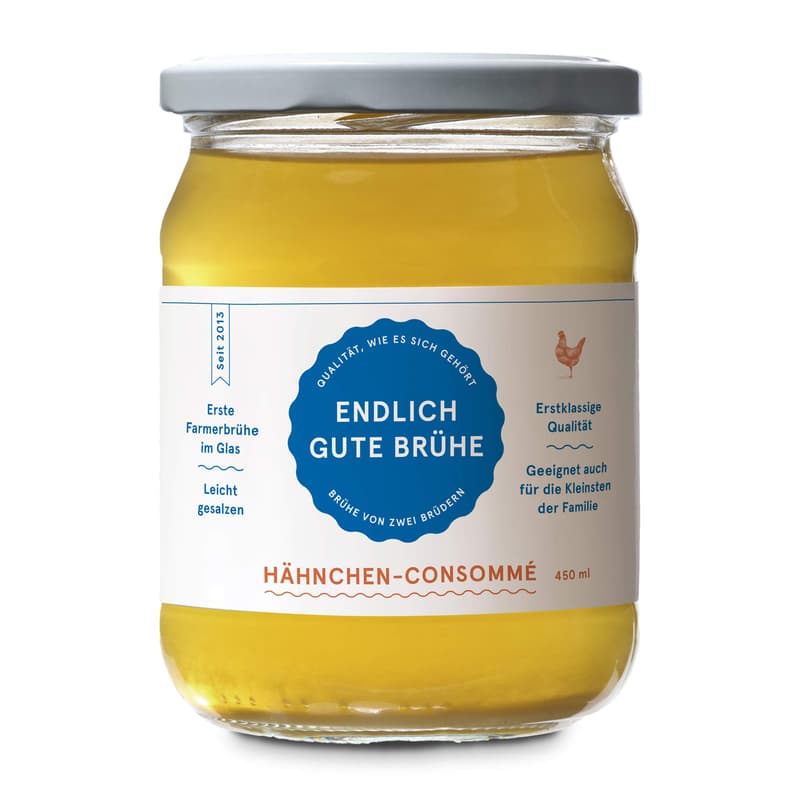 Finally good stock - Chicken consommé