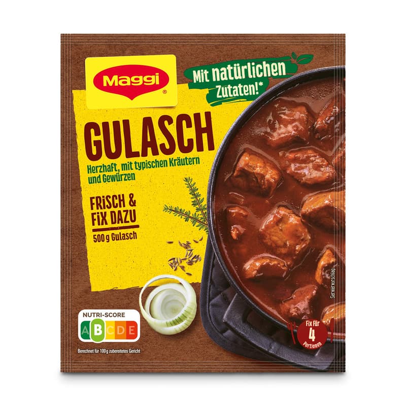 Maggi Fix für Gulasch