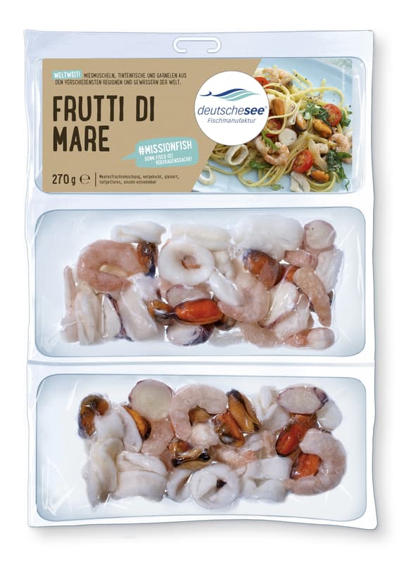 Deutsche See Frutti di Mare gefroren