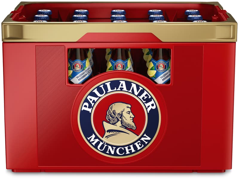 Paulaner Weißbier-Lemon 0.0% Alcohol-Free Box 20 x 0.5 l (REFILLABLE)