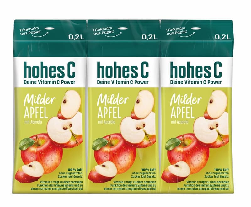 hohes C Milder Apfel 3 x 0,2l