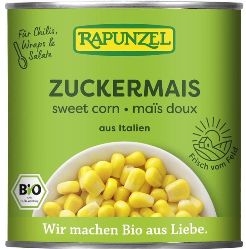 Rapunzel BIO Zuckermais in der Dose