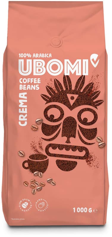 Ubomi Caffe Crema 100% Arabica whole bean