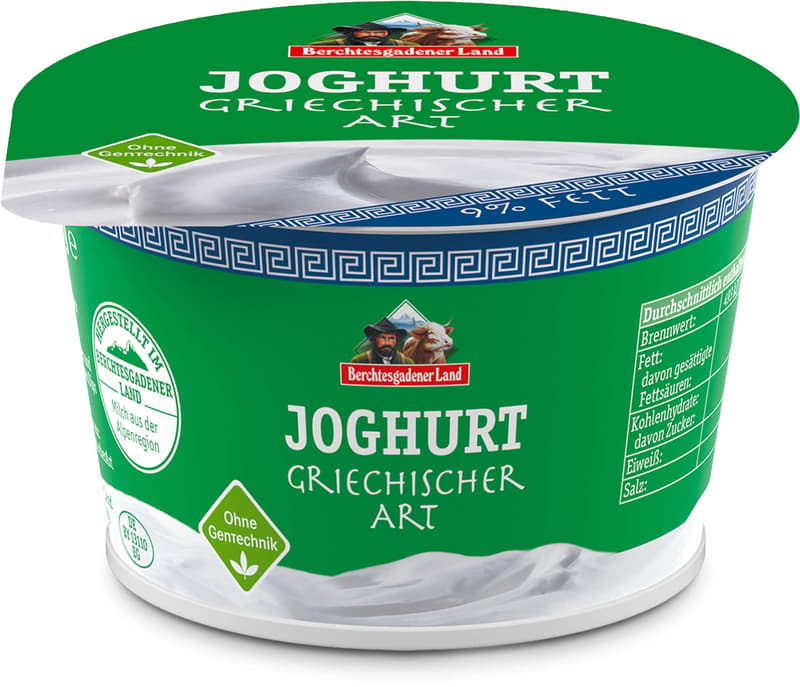 Berchtesgadener Land Joghurt griechischer Art 9%
