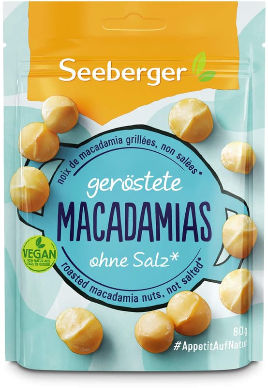 Seeberger Macadamia geröstet ohne Salz