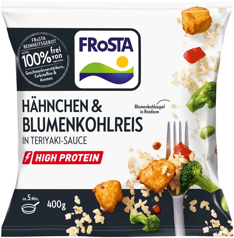 Frosta Hähnchen & Blumenkohlreis