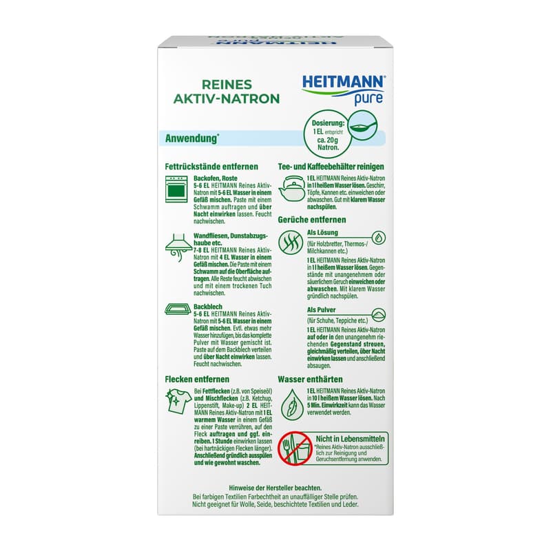 HEITMANN pure Reines Aktiv Natron