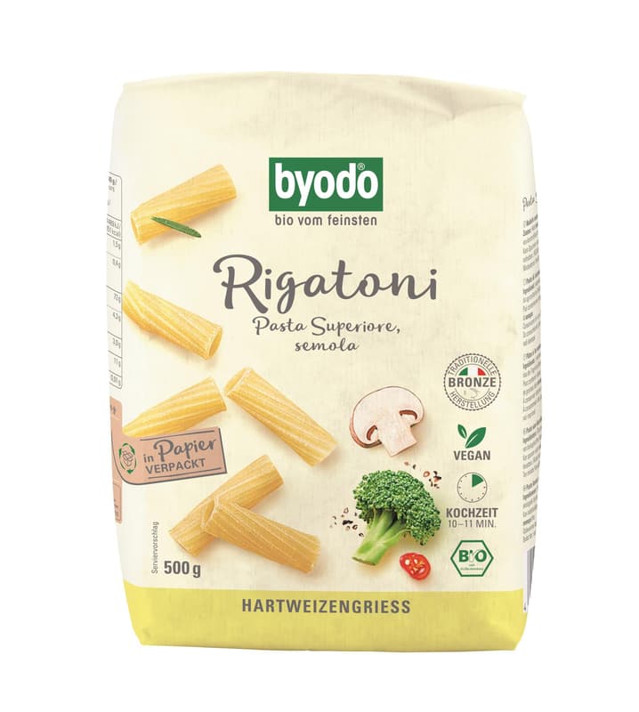 Byodo BIO Rigatoni semola