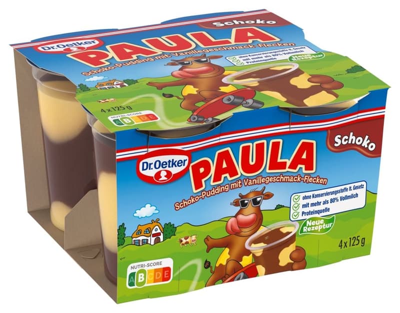 Dr. Oetker Paula Schokoladen-Pudding mit Vanille-Flecken