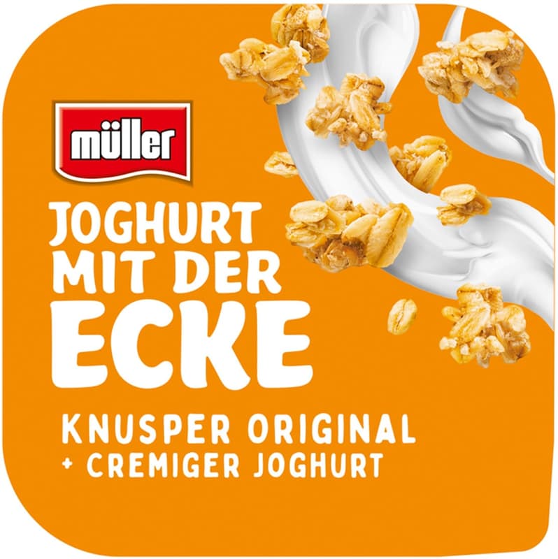 Müller Joghurt mit der Ecke Müsli Knusper Original