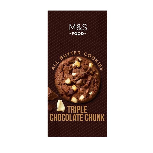 Marks & Spencer Triple Belgian Chocolate Chunk Cookies