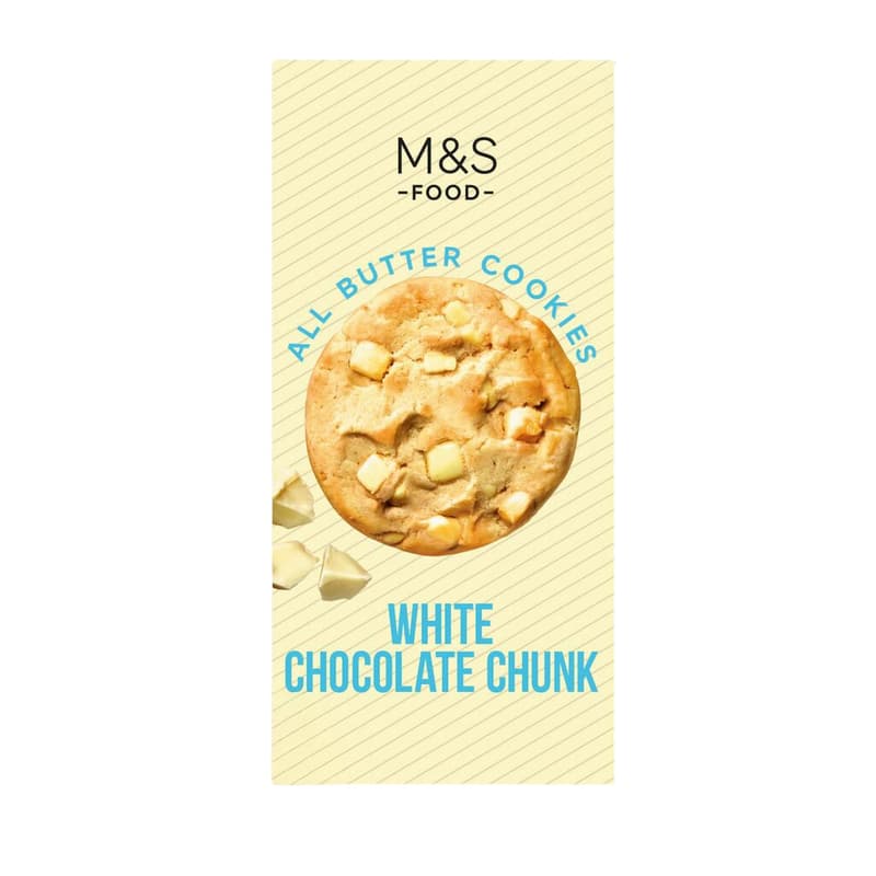 Marks & Spencer Butterkekse mit belgischer weißer Schokolade