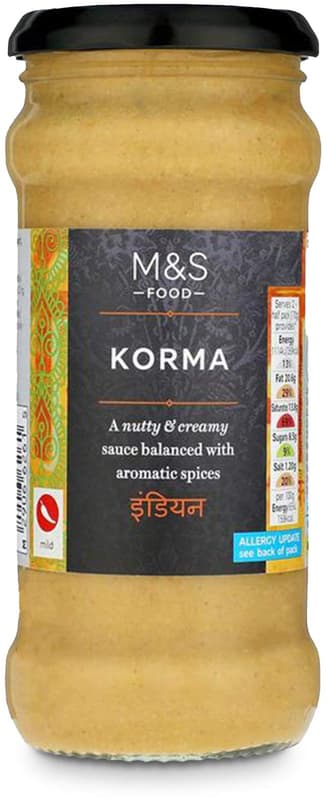 Marks & Spencer Korma (Indische Currysauce, leicht scharf)