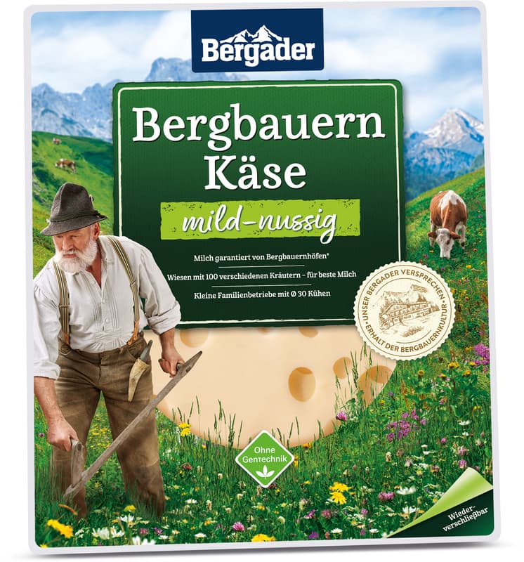 Bergader Bergbauern Scheiben mild nussig