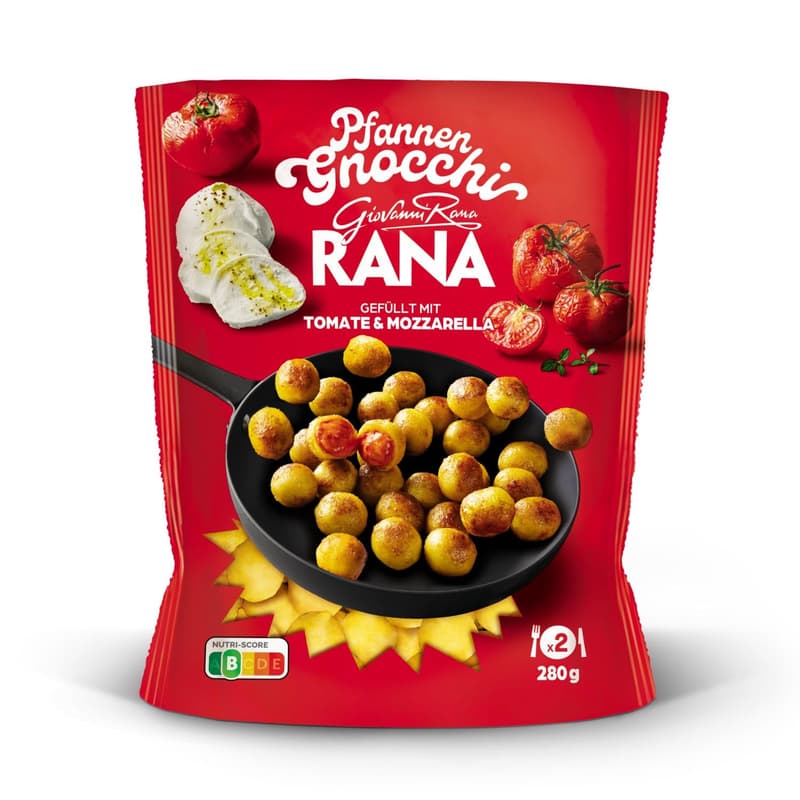 Rana Pfannen-Gnocchi gefüllt Tomate & Mozzarella