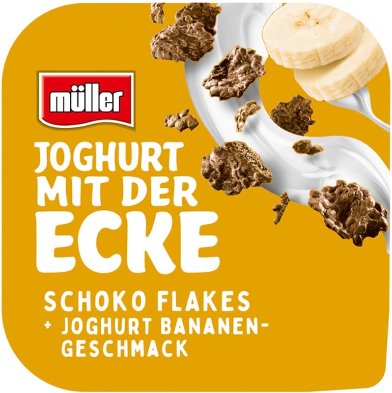 Müller Yoghurt with the Corner Chocolate Flakes