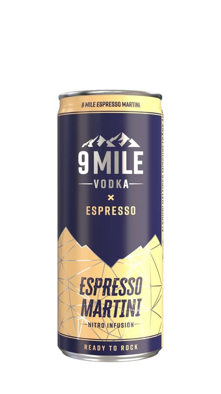 9 MILE Vodka Premix Espresso Martini 0,2l (EINWEG)