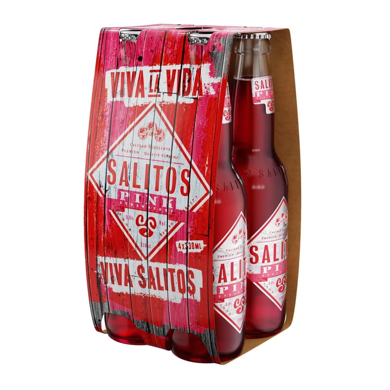 SALITOS Pink 4x0,33l (MEHRWEG)