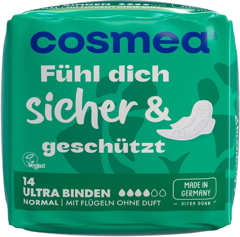Cosmea Binden Ultra Normal mit Flügeln
