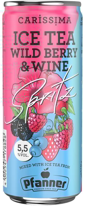 Carissima Ice Tea Wild Berry & Wine Spritz 0,25l (Einweg)