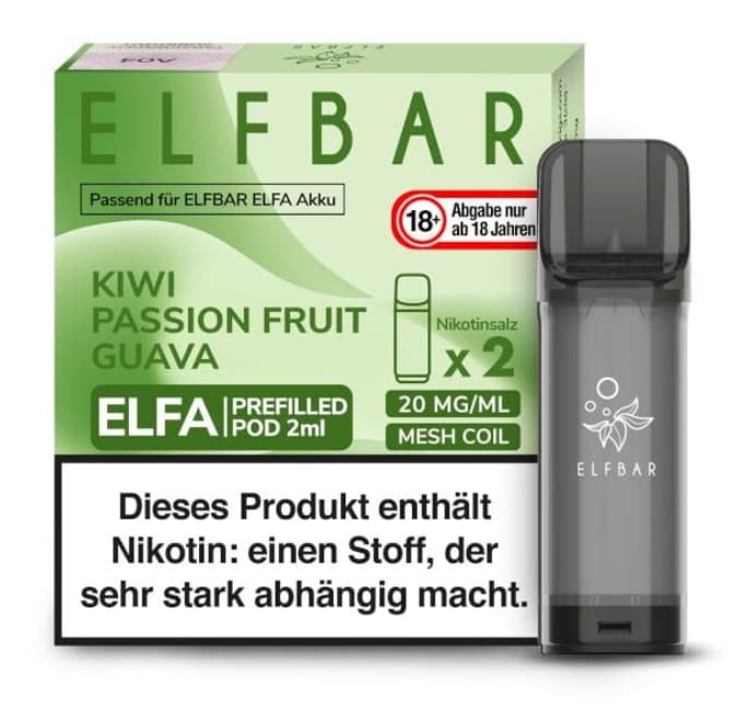 Elfbar Elfa Pod Kiwi Pass. Fr. Guava 20mg