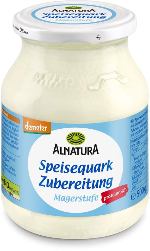 Alnatura DEMETER Speisequark Zubereitung