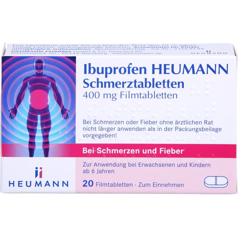 IBUPROFEN Heumann Schmerztabletten 400 mg