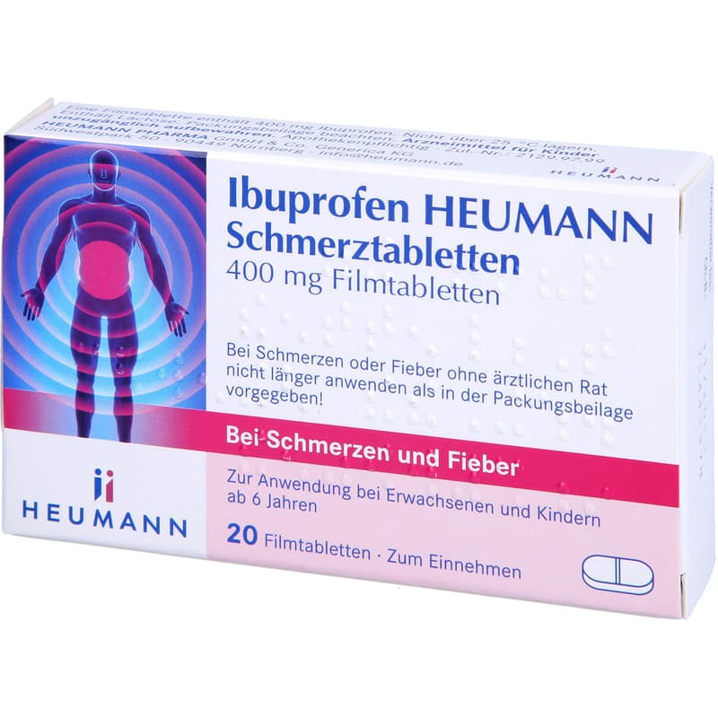 IBUPROFEN Heumann Schmerztabletten 400 mg