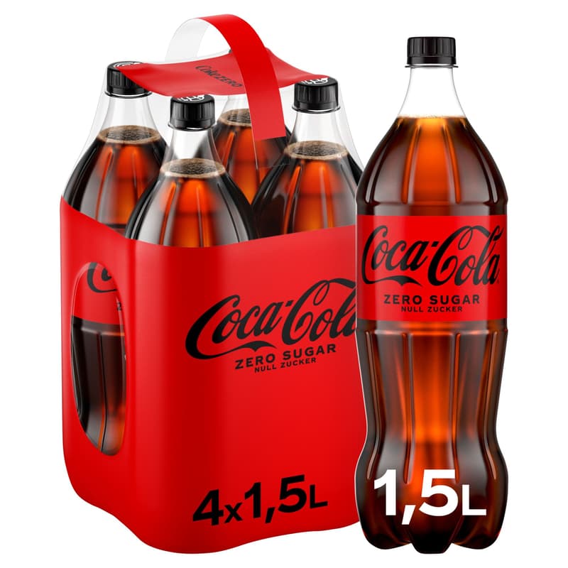 Coca-Cola Zero 4x1,5 l (EINWEG)