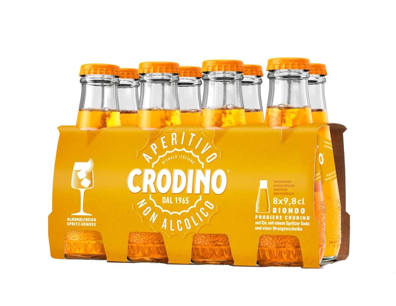 Crodino Aperitivo Non Alcolico 8x0,098 l