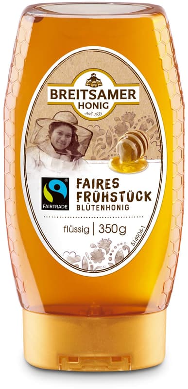 Faires Frühstück Blütenhonig Spender