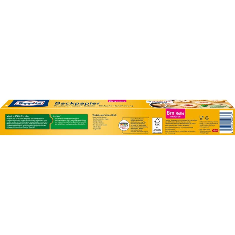 Toppits Backpapier Rutschfest FSC Mix