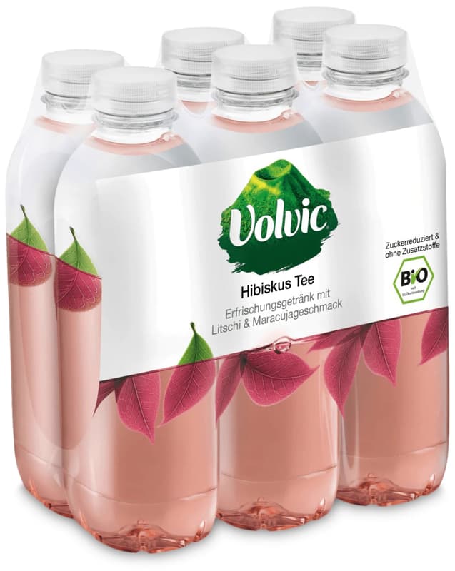 Volvic Tee BIO Hibiskus 6x0,75 l PET (EINWEG)