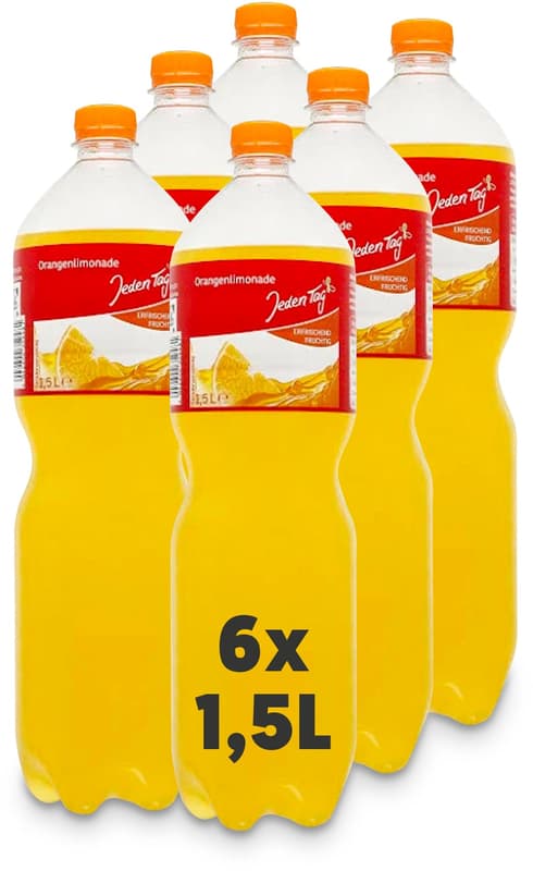 Every day Orange Lemonade 6x1,5 l PET (DISPOSABLE)