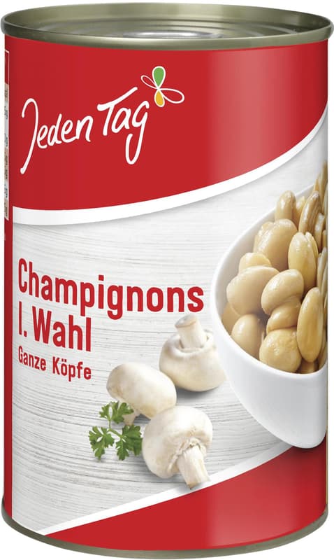 Jeden Tag Champignons ganze Köpfe 1. Wahl