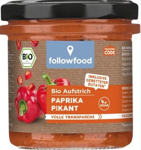 Rettergut Organic Spread Paprika spicy