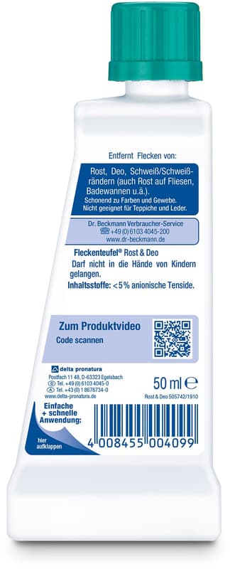 Dr. Beckmann Fleckenteufel Rost & Deo