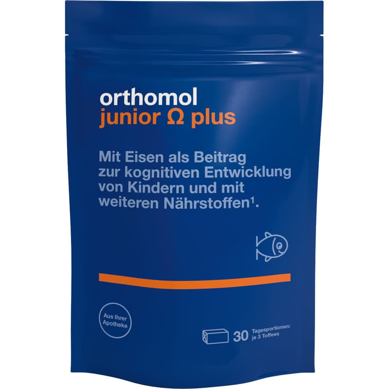 ORTHOMOL Junior Omega plus Kaudragees