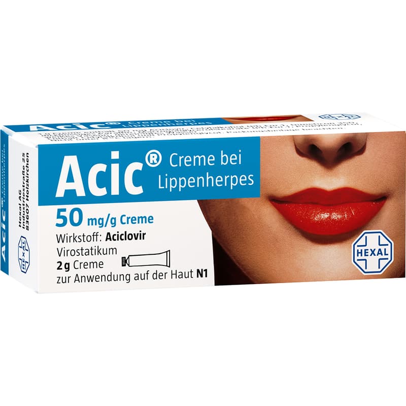ACIC Creme bei Lippenherpes