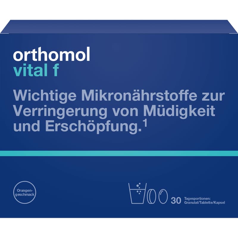 ORTHOMOL Vital F Granulat/Kap./Tabl.Kombip.30 Tage