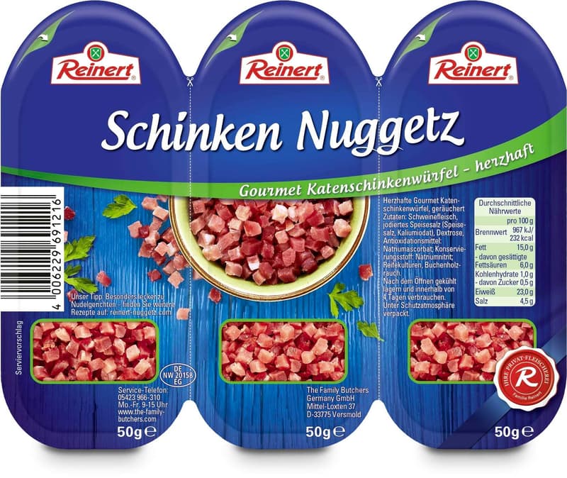 Reinert Ham Nuggetz savoury