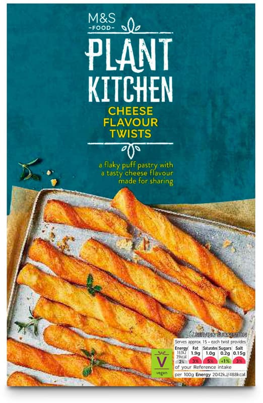Marks & Spencer Blätterteig-Käsetwists vegan